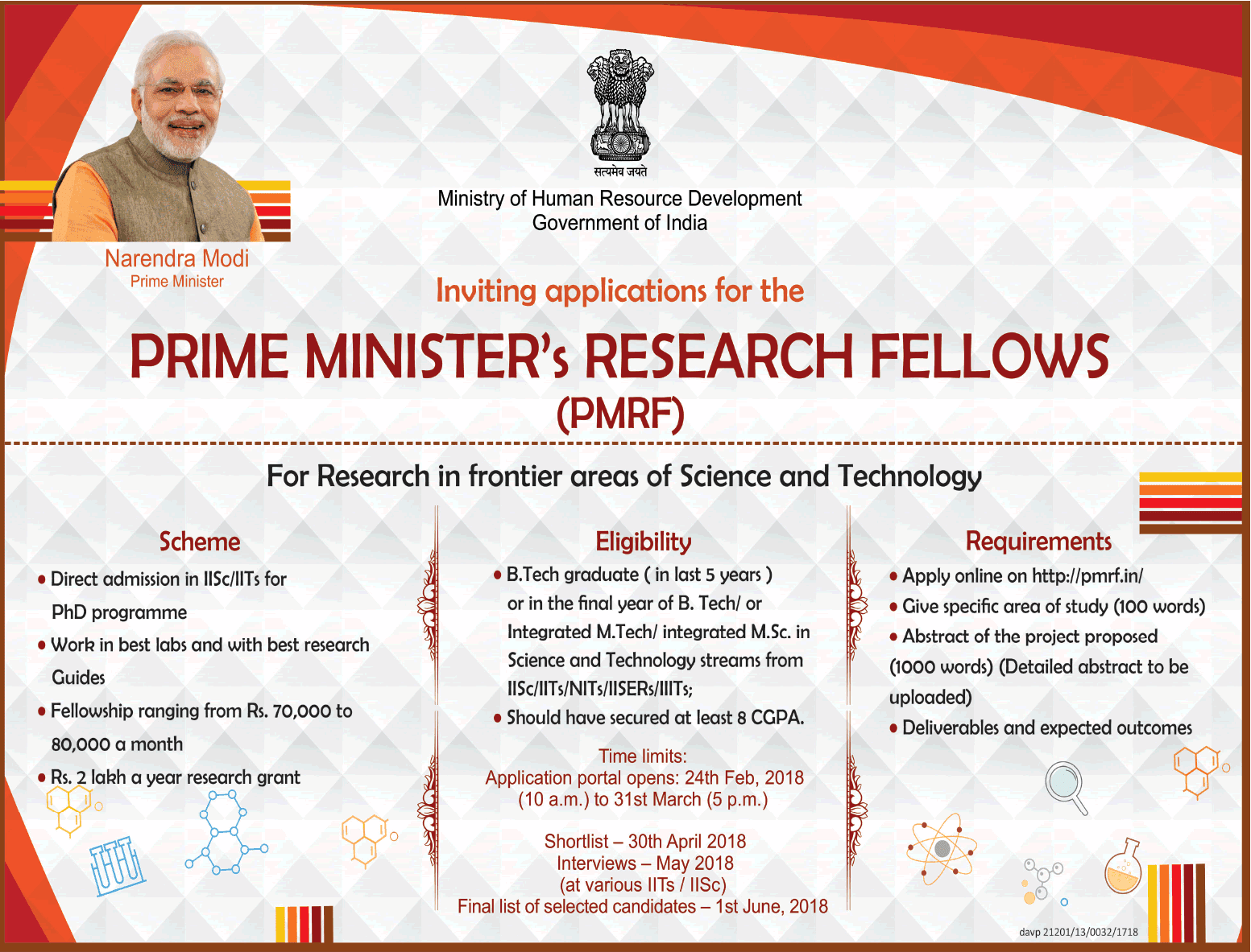 Prime Minister’s Research Fellows (PMRF) Scheme IAS4Sure