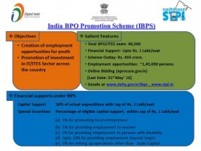 India BPO Promotion Scheme (IBPS) – IAS4Sure